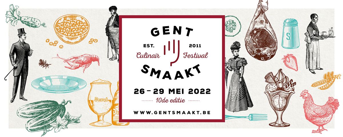 Banner Gent Smaakt, het grootste culinair festival van Vlaanderen