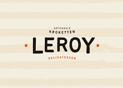Logo: Leroy delicatessen